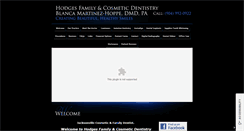 Desktop Screenshot of hodgescosmeticdental.com